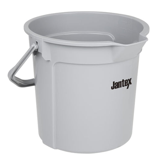 Jantex Grey Graduated Bucket with Pouring Lip 14ltr fu589