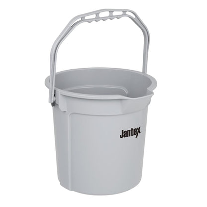 Jantex Grey Graduated Bucket with Pouring Lip 14ltr fu589