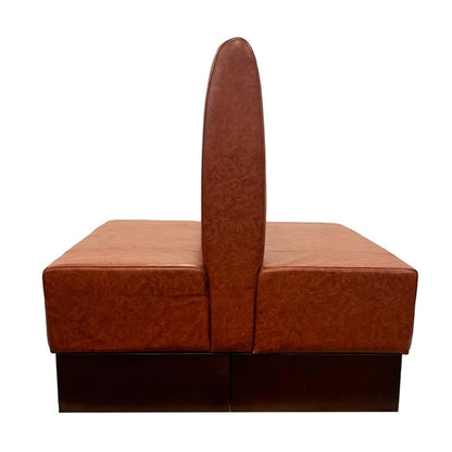 Double Booth in Bison Tan Vinyl fu640