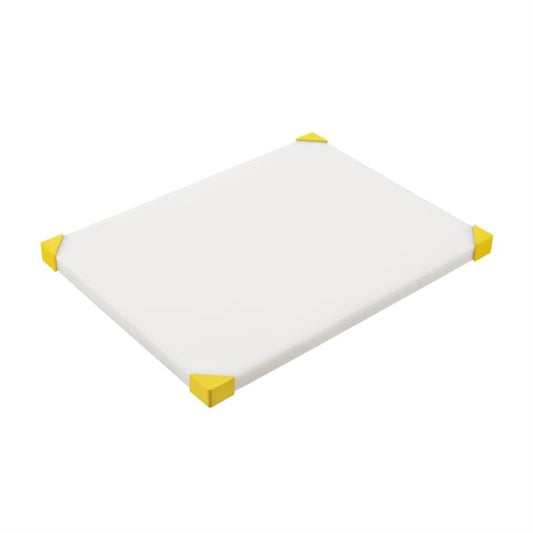 Araven Cut Board 404x304x24mm Yellow fu796