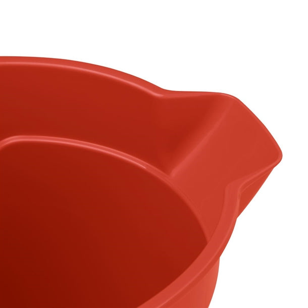Jantex Red Graduated Bucket with Pouring Lip 10ltr fu832