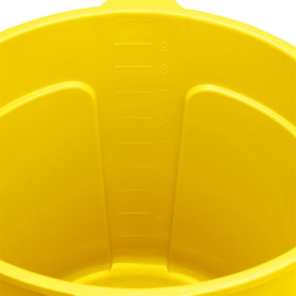 Jantex Yellow Graduated Bucket with Pouring Lip 10ltr fu834