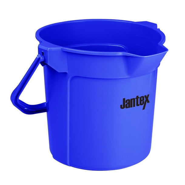 Jantex Blue Graduated Bucket with Pouring Lip 10ltr fu835