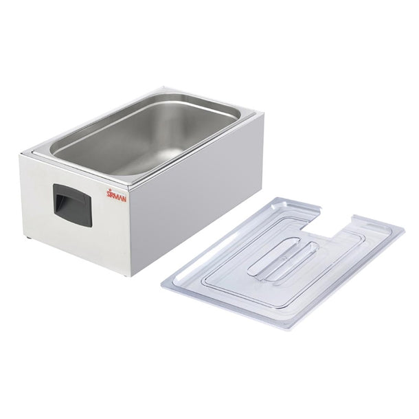 Sirman 1/1 GN Stainless Steel Tray with Lid 69062000 fu917