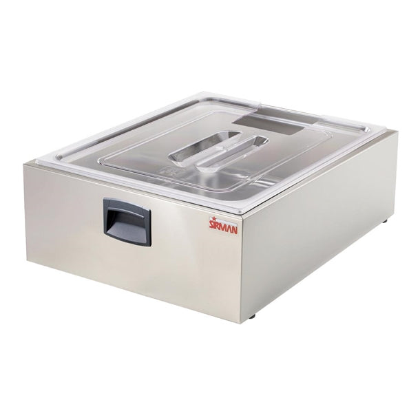 Sirman 2/1 GN Stainless Steel Tray with Lid 69062500 fu918