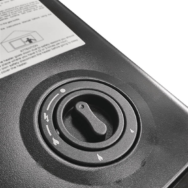 Lifestyle Black Catalytic Indoor Heater 505-111 fu942