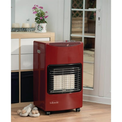 Lifestyle Seasons Warmth Red Indoor Cabinet Heater 505-121 fu949