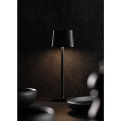 Utopia Montego Micro LED Cordless Table Lamp 200mm Black (6 Pack) fu973