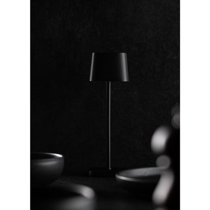 Utopia Montego Micro LED Cordless Table Lamp 200mm Black (6 Pack) fu973