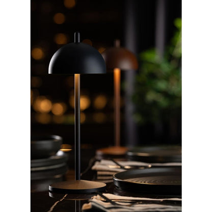 Utopia Antigua LED Cordless Table Lamp 300mm Black (6 Pack) fu975