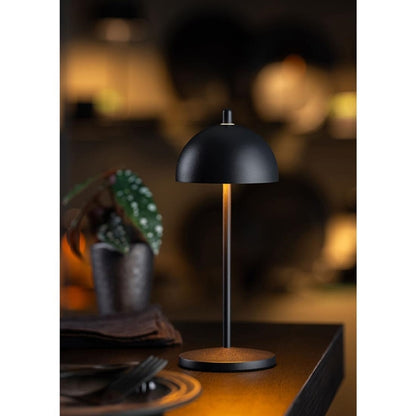 Utopia Antigua Micro LED Cordless Table Lamp 200mm Black (6 Pack) fu977