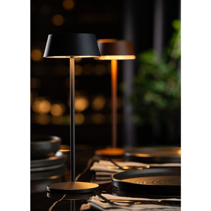 Utopia Martinique LED Cordless Table Lamp 300mm Black (6 Pack) fu979