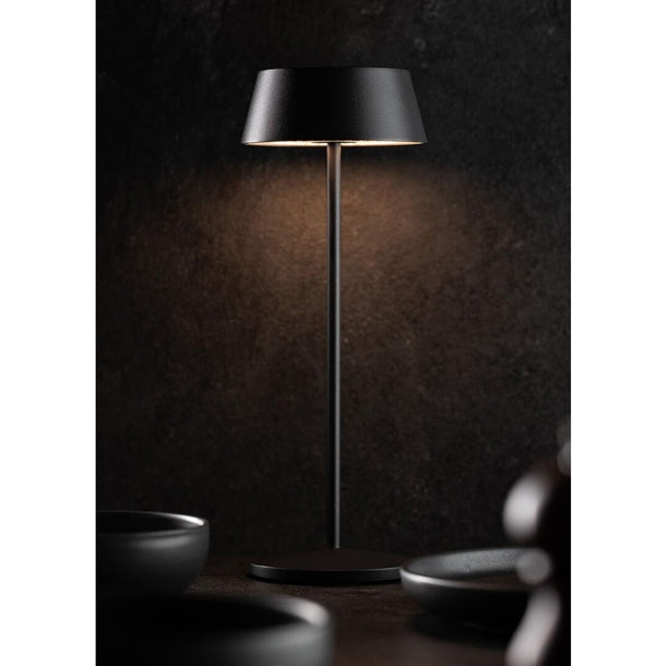 Utopia Martinique LED Cordless Table Lamp 300mm Black (6 Pack) fu979