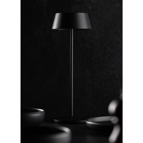 Utopia Martinique LED Cordless Table Lamp 300mm Black (6 Pack) fu979