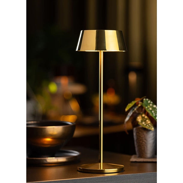 Utopia Martinique LED Cordless Table Lamp 300mm Gold (6 Pack) fu981