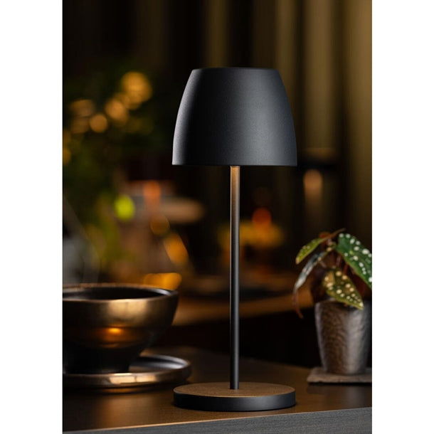 Utopia Montserrat LED Cordless Table Lamp 300mm Black (6 Pack) fu983