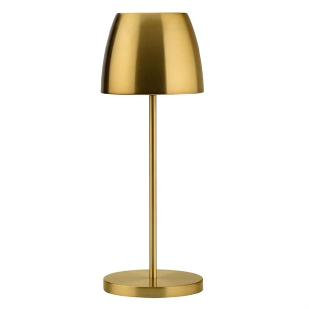 Utopia Montserrat LED Cordless Table Lamp 300mm Brushed Gold (6 Pack) fu985