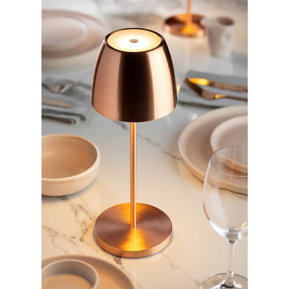 Utopia Montserrat LED Cordless Table Lamp 300mm Brushed Copper (6 Pack) fu986