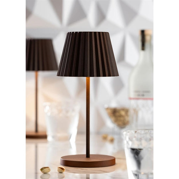 Utopia Dominica LED Cordless Table Lamp 260mm Cocoa (6 Pack) fu989