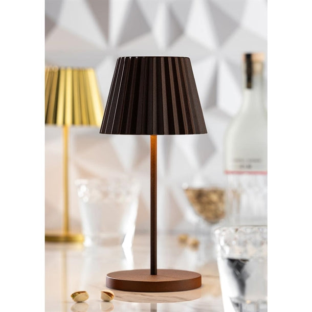 Utopia Dominica LED Cordless Table Lamp 260mm Cocoa (6 Pack) fu989