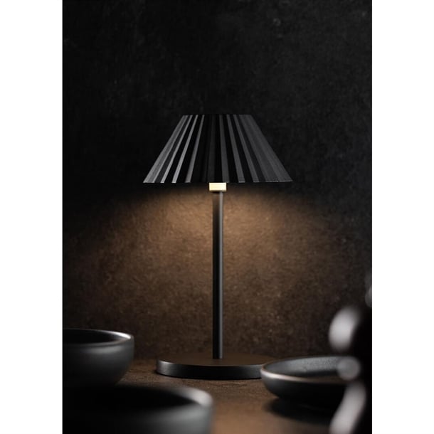 Utopia Aruba LED Cordless Table Lamp 230mm Black (6 Pack) fu992