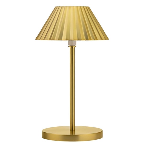 Utopia Aruba LED Cordless Table Lamp 230mm Brushed Gold (6 Pack) fu994