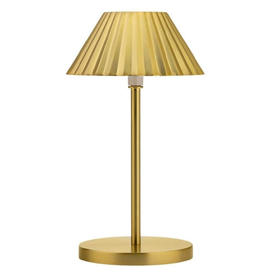 Utopia Aruba LED Cordless Table Lamp 230mm Brushed Gold (6 Pack) fu994