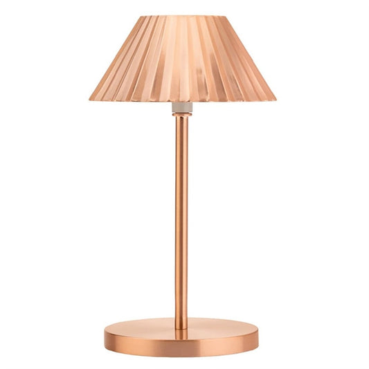 Utopia Aruba LED Cordless Table Lamp 230mm Brushed Copper (6 Pack) fu995