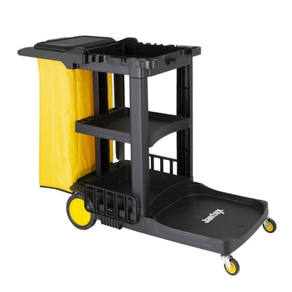 Jantex Cleaning Trolley Black fu997