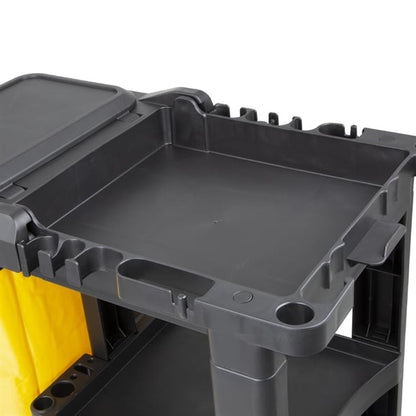 Jantex Cleaning Trolley Black fu997