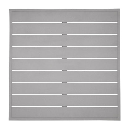 Bolero Aluminium Square Table Top Light Grey 700mm fw598