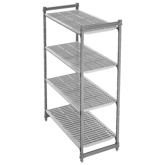Cambro Camshelving Basics Plus 4 Tier Shelving Starter Unit 1830 x 765 x 460mm fw604