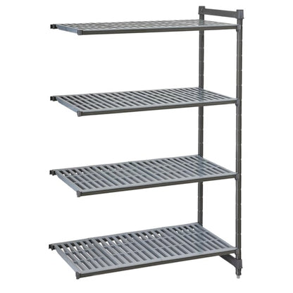 Cambro Camshelving Basics Plus Add-On Unit 4 Tier With Vented Shelves 1830(H)x 1175(W)x 540(D)mm fw620