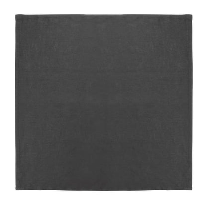 Olympia Linen Table Napkin Black 400x400mm (12 Pack) fw697