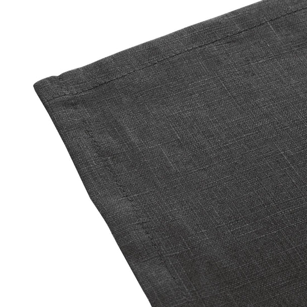 Olympia Linen Table Napkin Black 400x400mm (12 Pack) fw697
