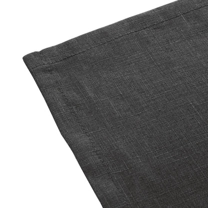 Olympia Linen Table Napkin Black 400x400mm (12 Pack) fw697
