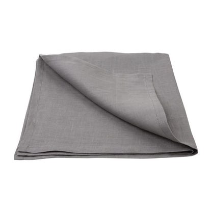 Olympia Linen Table Napkin Grey 400x400mm (12 Pack) fw698