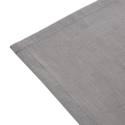 Olympia Linen Table Napkin Grey 400x400mm (12 Pack) fw698
