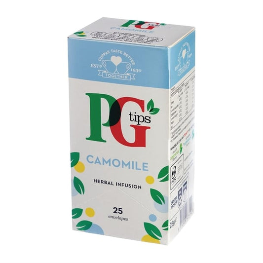 PG Tips Camomile Enveloped Tea Bags (25 Pack) fw830