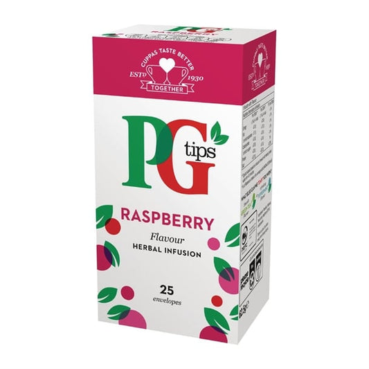 PG Tips Raspberry Enveloped Tea Bags (25 Pack) fw831
