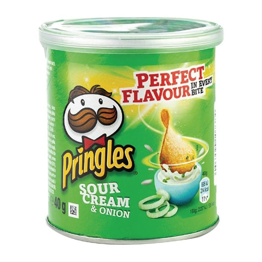Pringles Sour Cream Crisps 40g (12 Pack) fw846