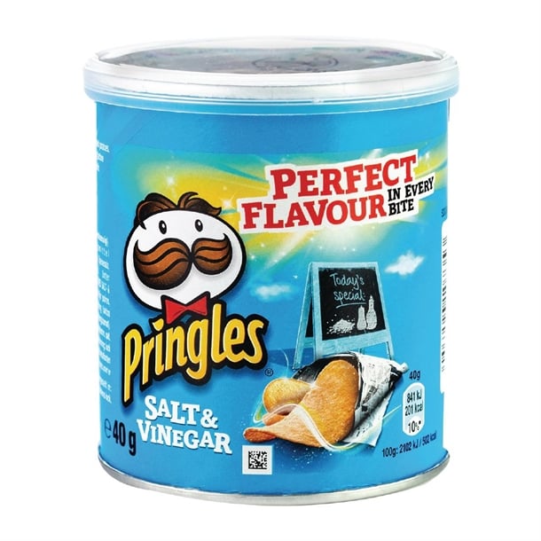 Pringles Salt & Vinegar 40g (12 Pack) fw847