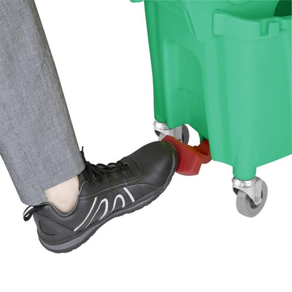 Jantex 25Ltr Mop Bucket with Foot Pedal Release Green fw867
