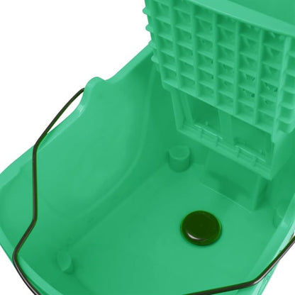 Jantex 25Ltr Mop Bucket with Foot Pedal Release Green fw867