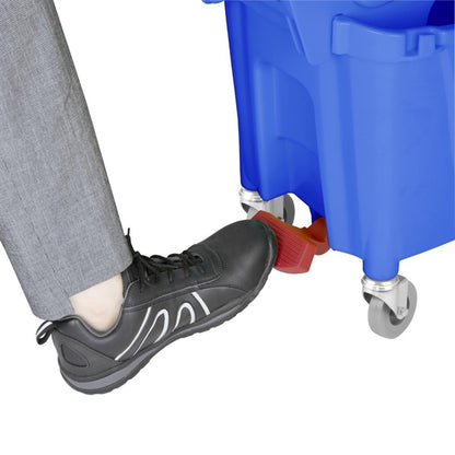 Jantex 25Ltr Mop Bucket with Foot Pedal Release Blue fw869