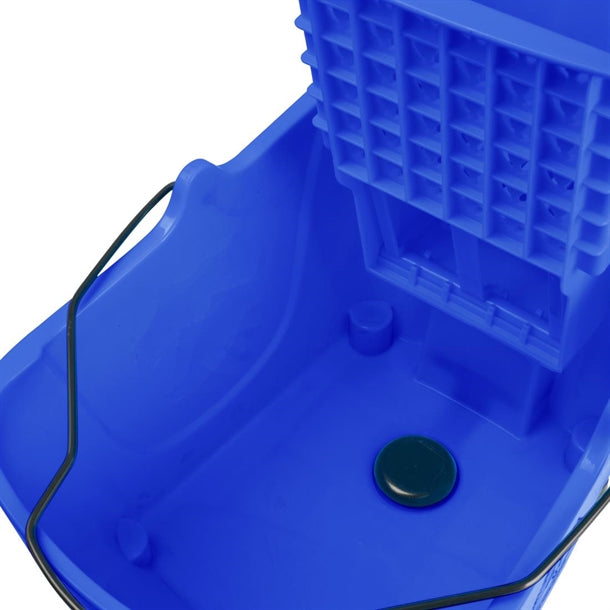 Jantex 25Ltr Mop Bucket with Foot Pedal Release Blue fw869