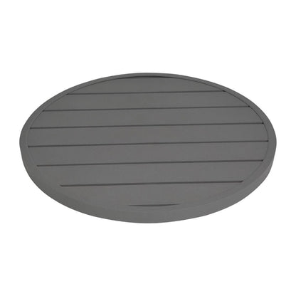 Bolero Aluminium Round Table Top Dark Grey 580mm fx037