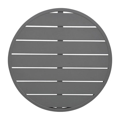 Bolero Aluminium Round Table Top Dark Grey 580mm fx037