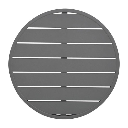 Bolero Aluminium Round Table Top Dark Grey 580mm fx037