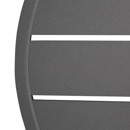 Bolero Aluminium Round Table Top Dark Grey 580mm fx037